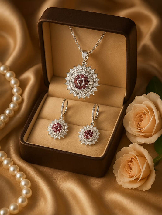 Celestia Ruby Halo Set