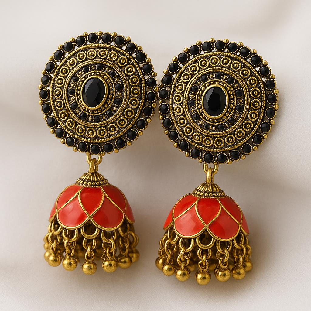 Mughal E Noor-Gold & Black / Silver & Black
